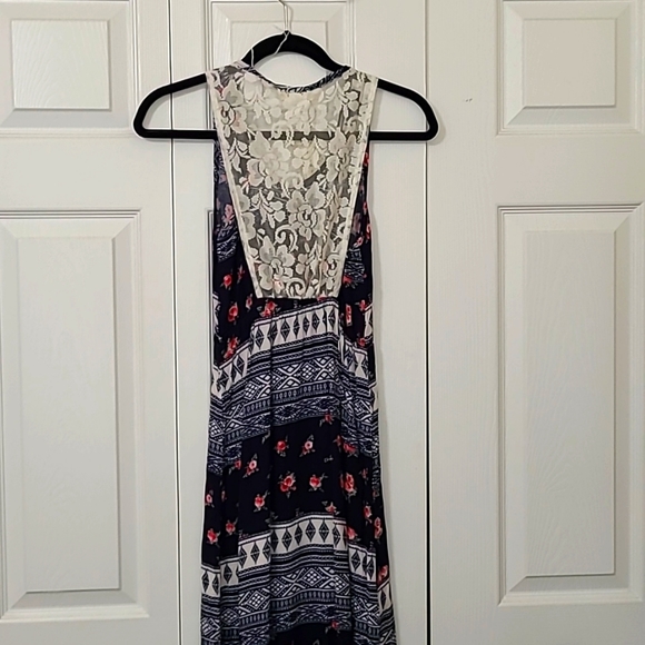 Btween Black Floral Dress, High/low, I believe this is a tween girls size 12 - Picture 8 of 9
